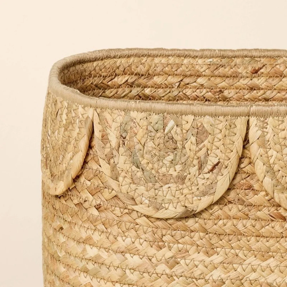 Natural Woven Scalloped Storage Basket - Hearth & Hand™ with Magnolia